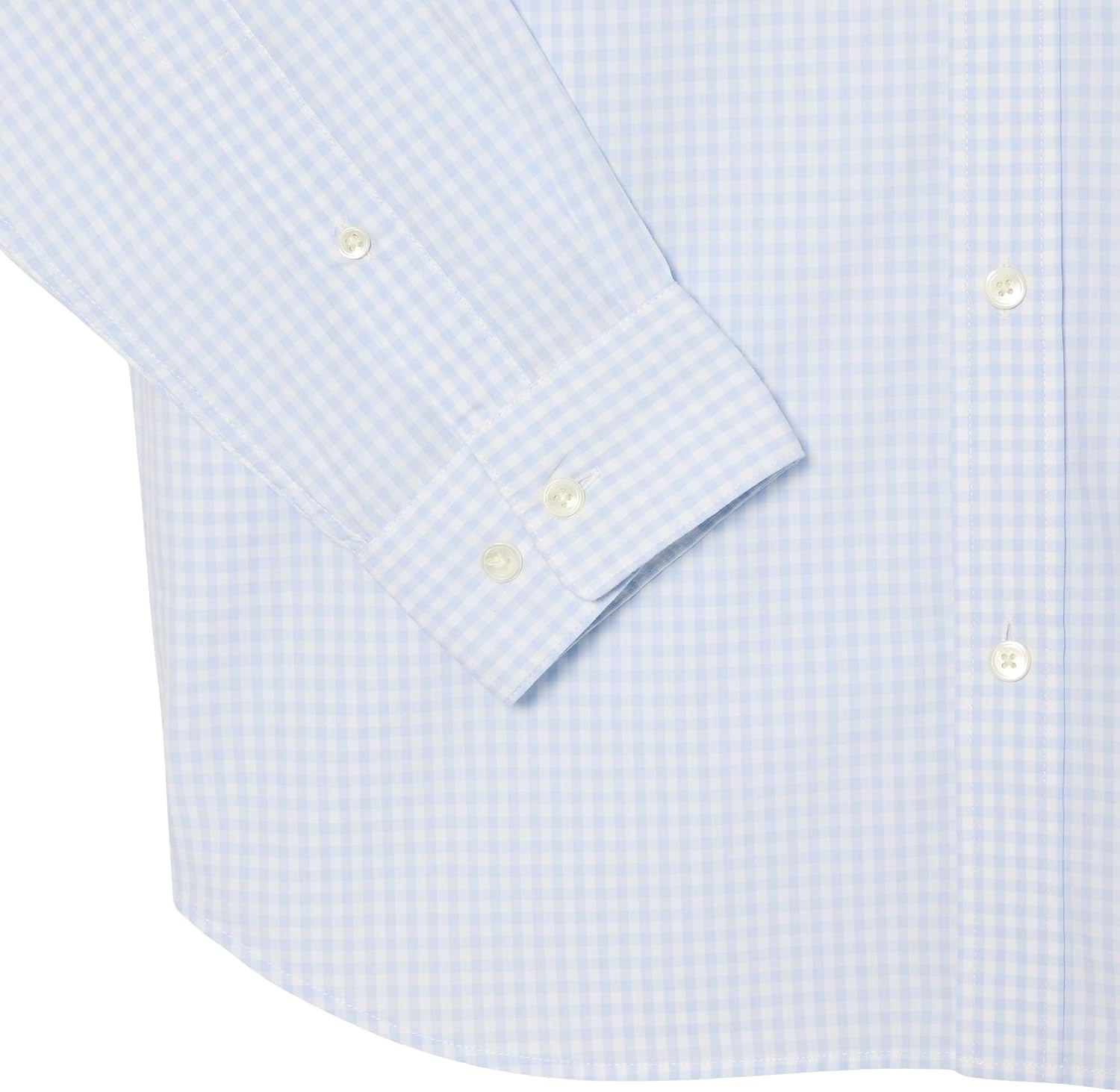 image:imageLacoste Mens Regular Fit Plaid Poplin ShirtWhitePhoenix Blue