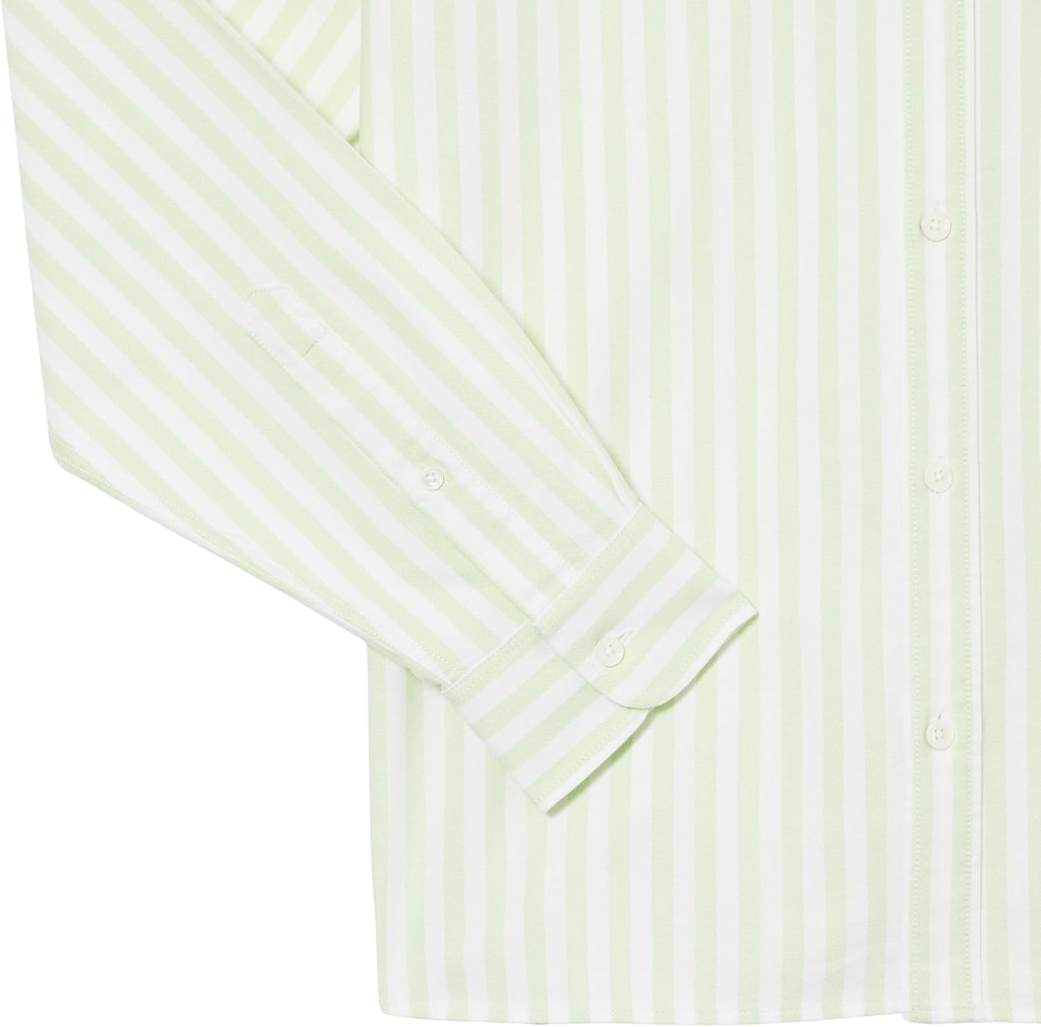 image:imageLacoste Mens Regular Fit Striped Oxford ShirtNew BirchWhite