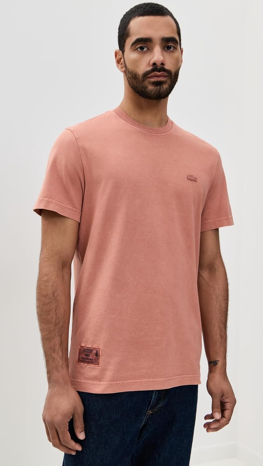 image:imageLacoste Mens Regular Fit TeeLight Brown