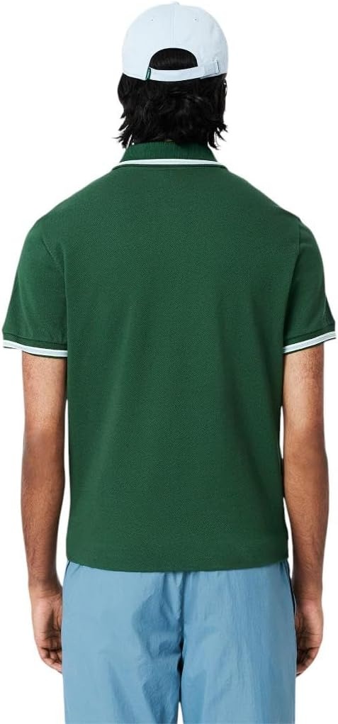 image:imageLacoste Mens Regular Fit Trim Accent L1212 Polo ShirtGreen