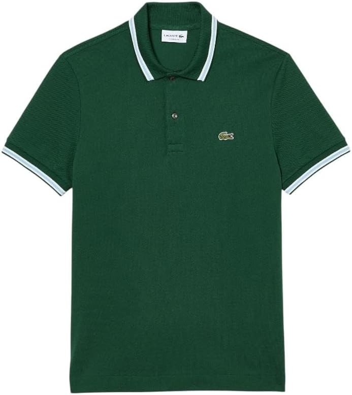 image:imageLacoste Mens Regular Fit Trim Accent L1212 Polo ShirtGreen
