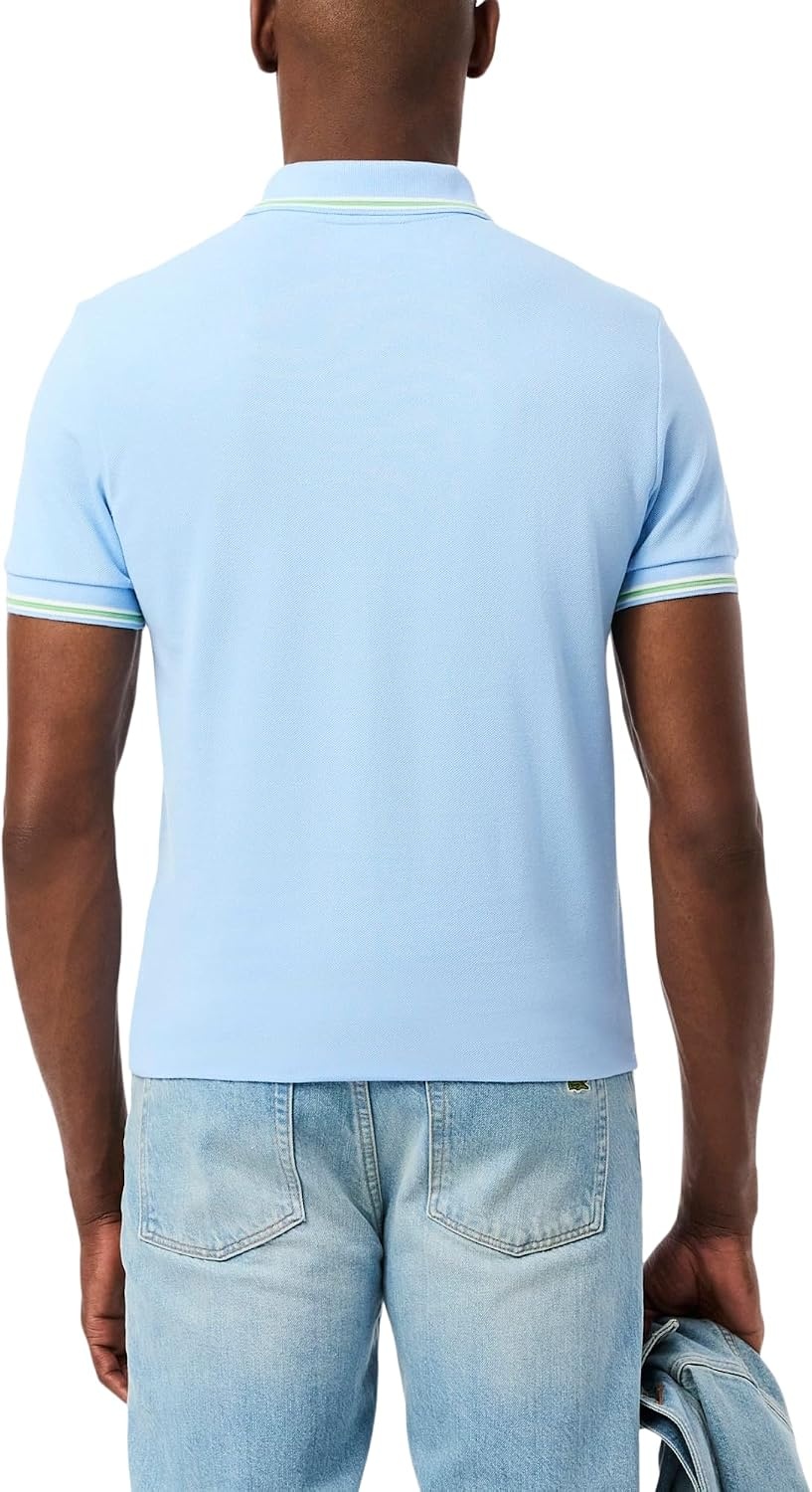 image:imageLacoste Mens Regular Fit Trim Accent L1212 Polo ShirtOverview