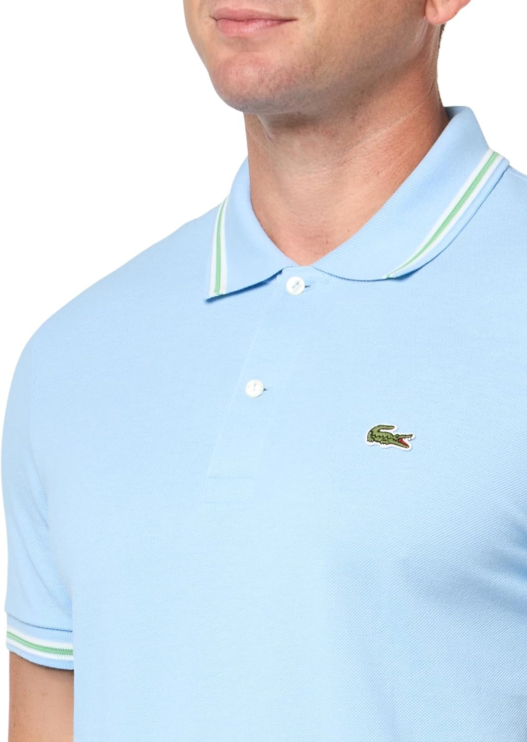 image:imageLacoste Mens Regular Fit Trim Accent L1212 Polo ShirtOverview