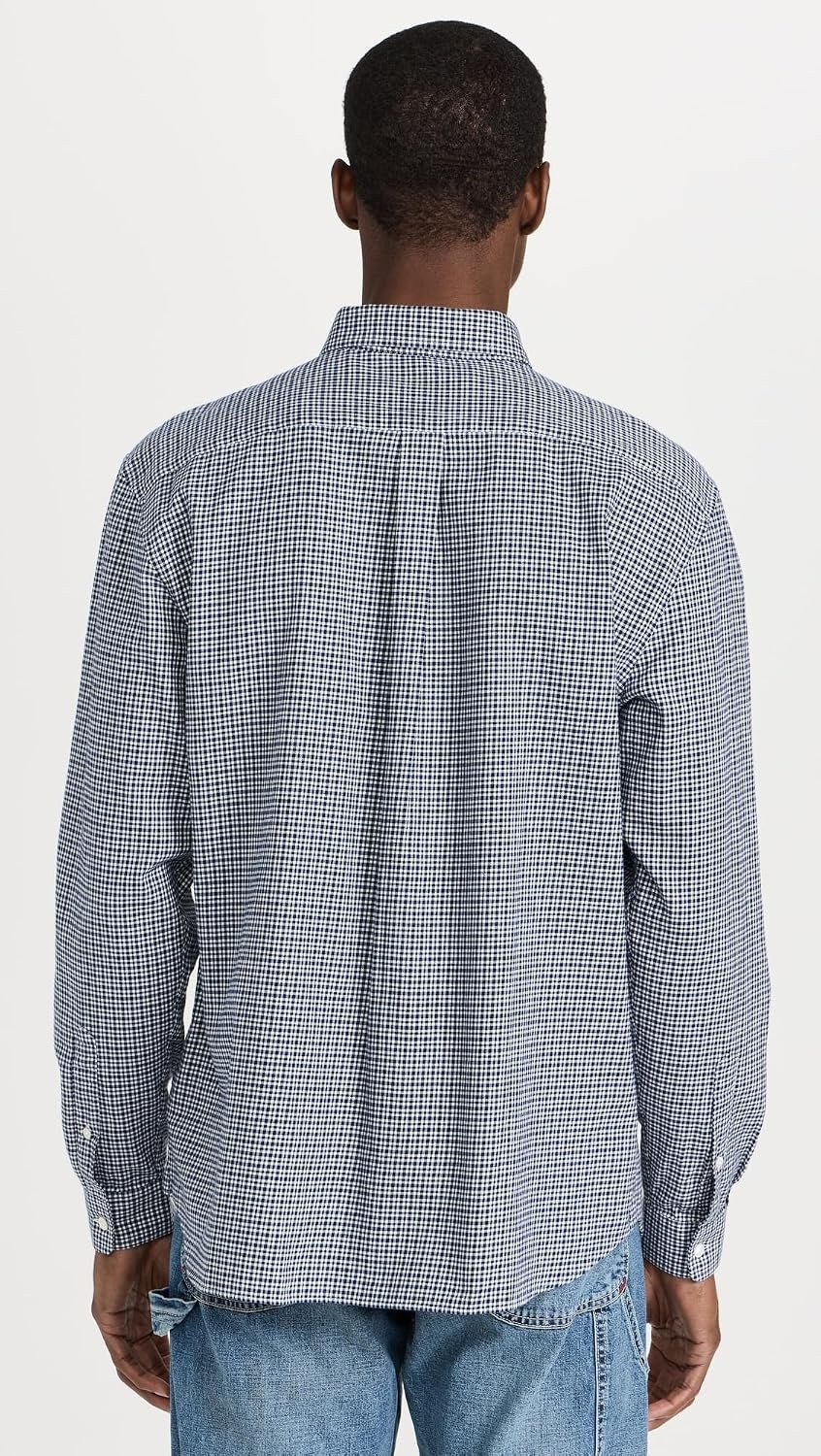 image:imageLacoste Mens Regular Fit Twill Checkered Collared Button Down ShirtAbysmMultico