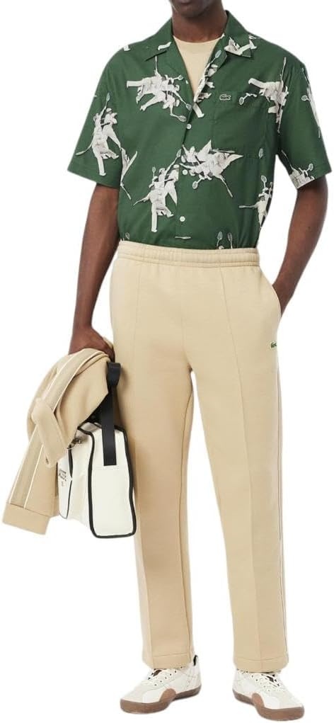 image:imageLacoste Mens Relaxed Fit Ren Print ShirtGreen