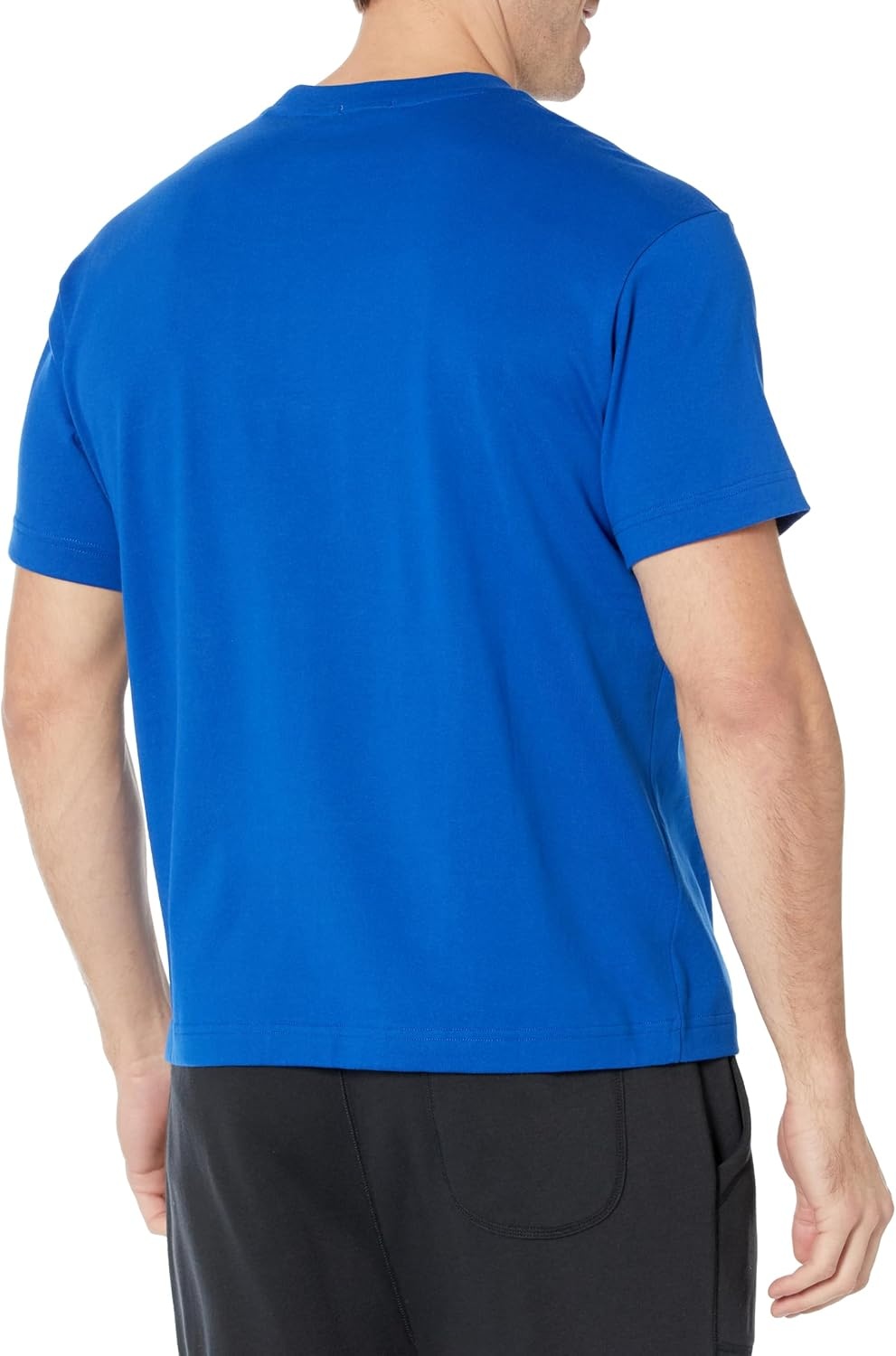 image:imageLacoste Mens Relaxed Fit Signature Print TShirtCobalt