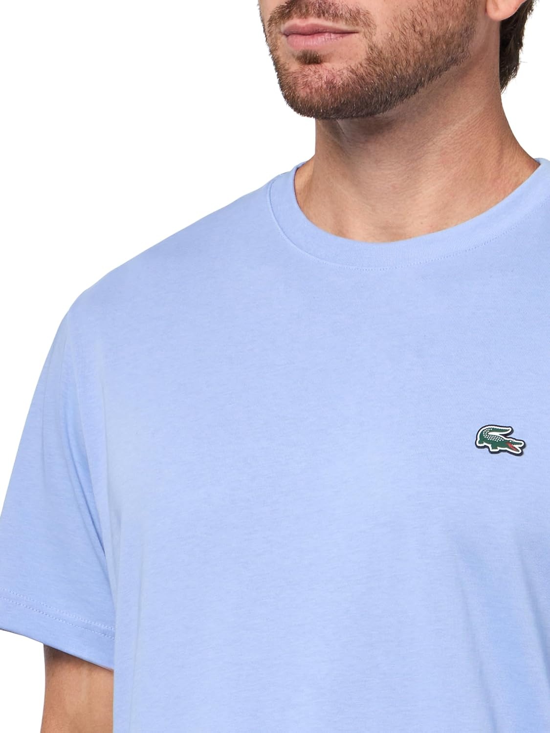 image:imageLacoste Mens Relaxed Fit Signature Print TShirtDelphinium