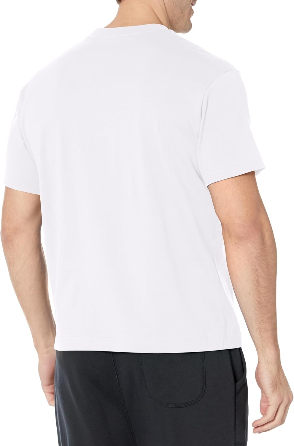 image:imageLacoste Mens Relaxed Fit Signature Print TShirtWhite