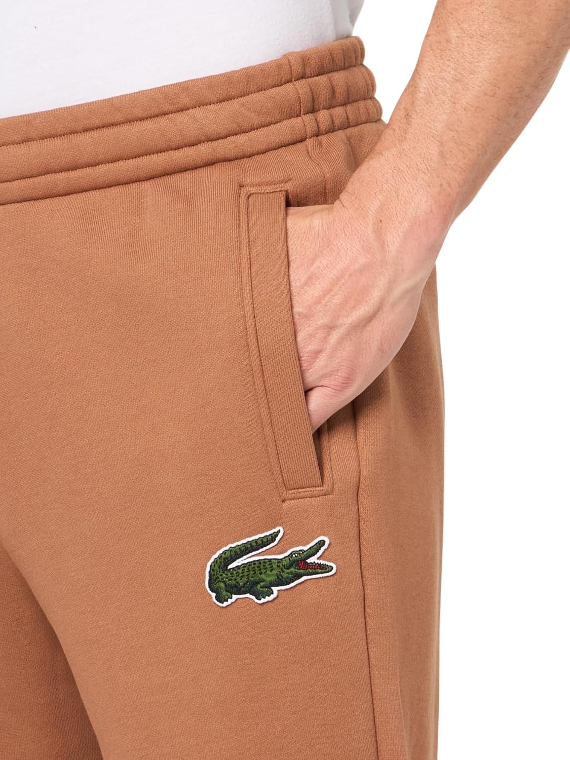 image:imageLacoste Mens Relaxed Fit SweatpantsPecan