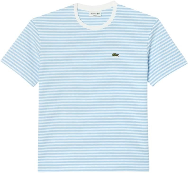 image:imageLacoste Mens Short Sleeve Classic Fit Crew Neck Tee ShirtWhiteOverview