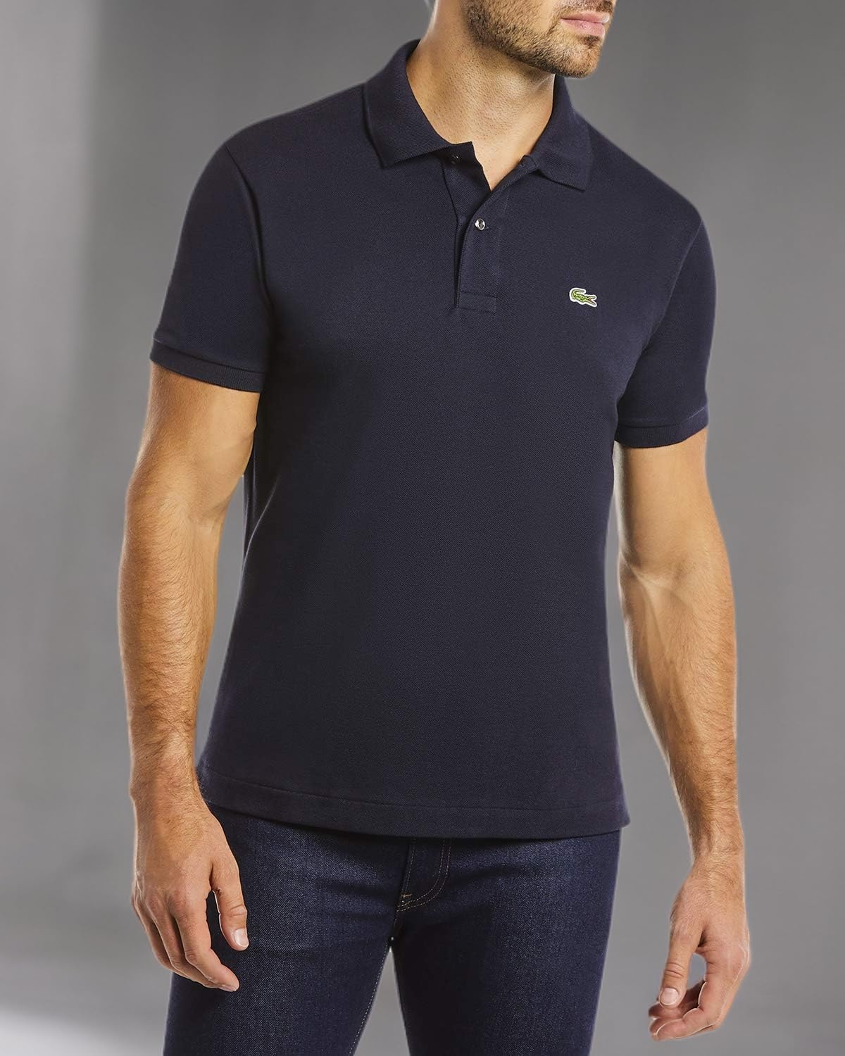 image:imageLacoste Mens Short Sleeve Classic Pique Polo ShirtAbysm