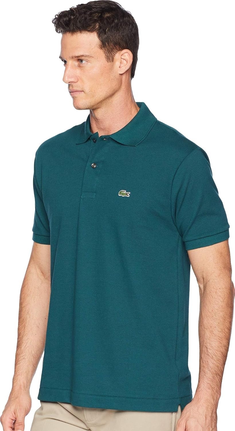 image:imageLacoste Mens Short Sleeve Classic Pique Polo ShirtAconit