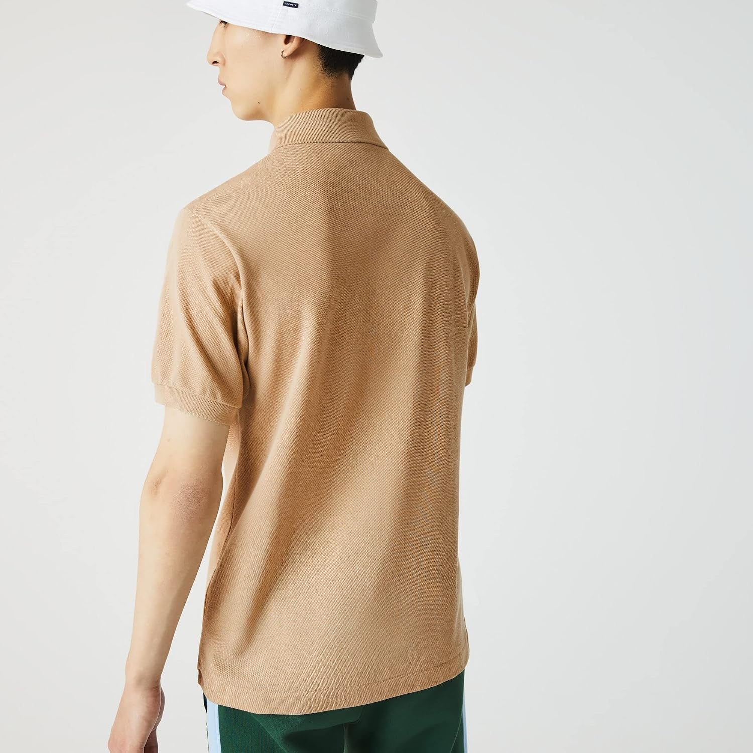 image:imageLacoste Mens Short Sleeve Classic Pique Polo ShirtBeige