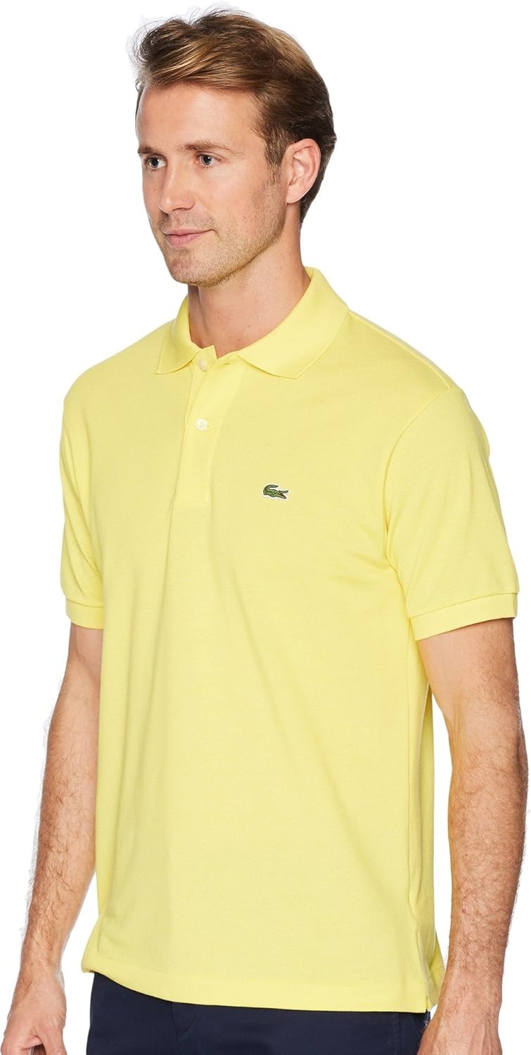 image:imageLacoste Mens Short Sleeve Classic Pique Polo ShirtDaphne Yellow