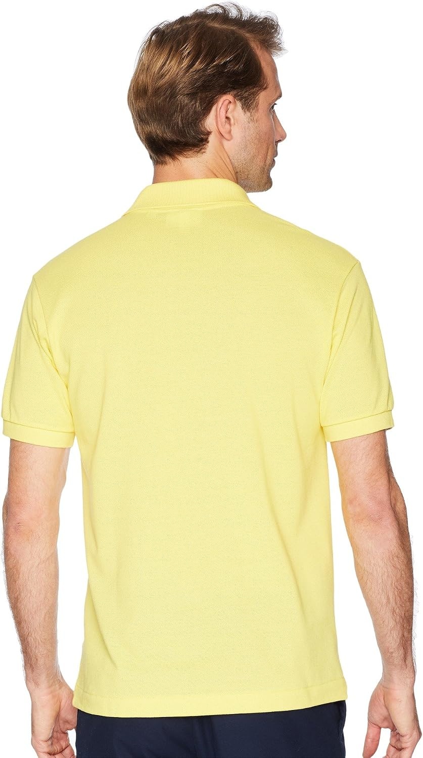 image:imageLacoste Mens Short Sleeve Classic Pique Polo ShirtDaphne Yellow