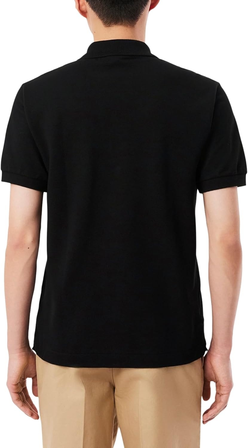 image:imageLacoste Mens Short Sleeve Classic Pique Polo ShirtDark Black