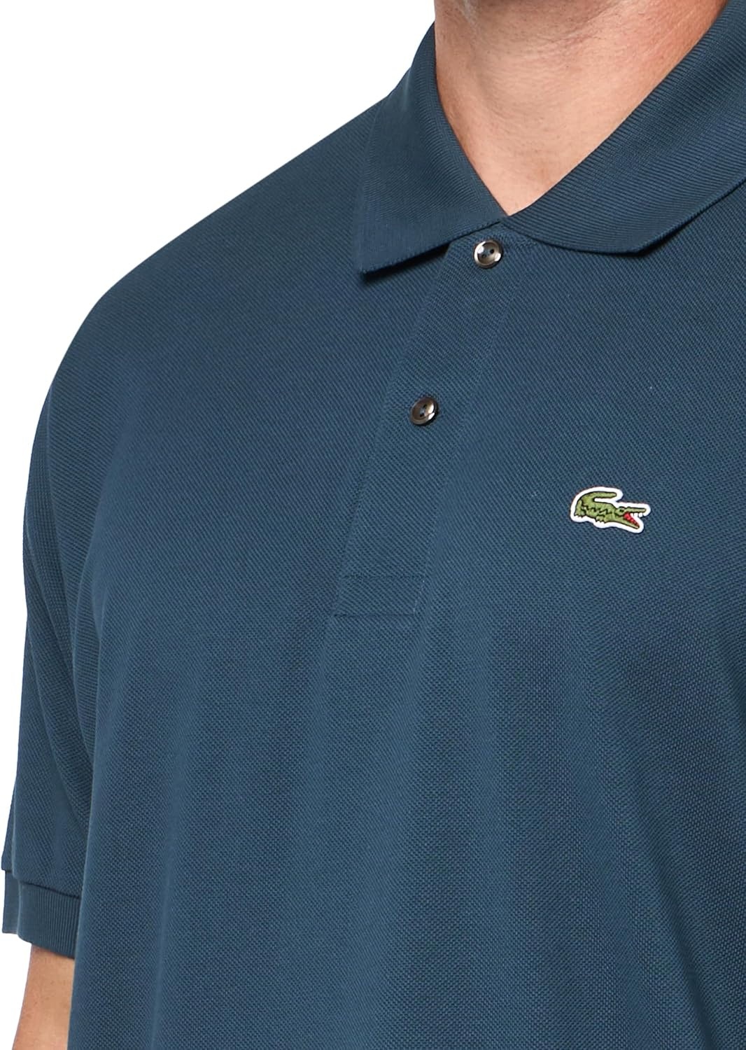 image:imageLacoste Mens Short Sleeve Classic Pique Polo ShirtDark Navy Blue