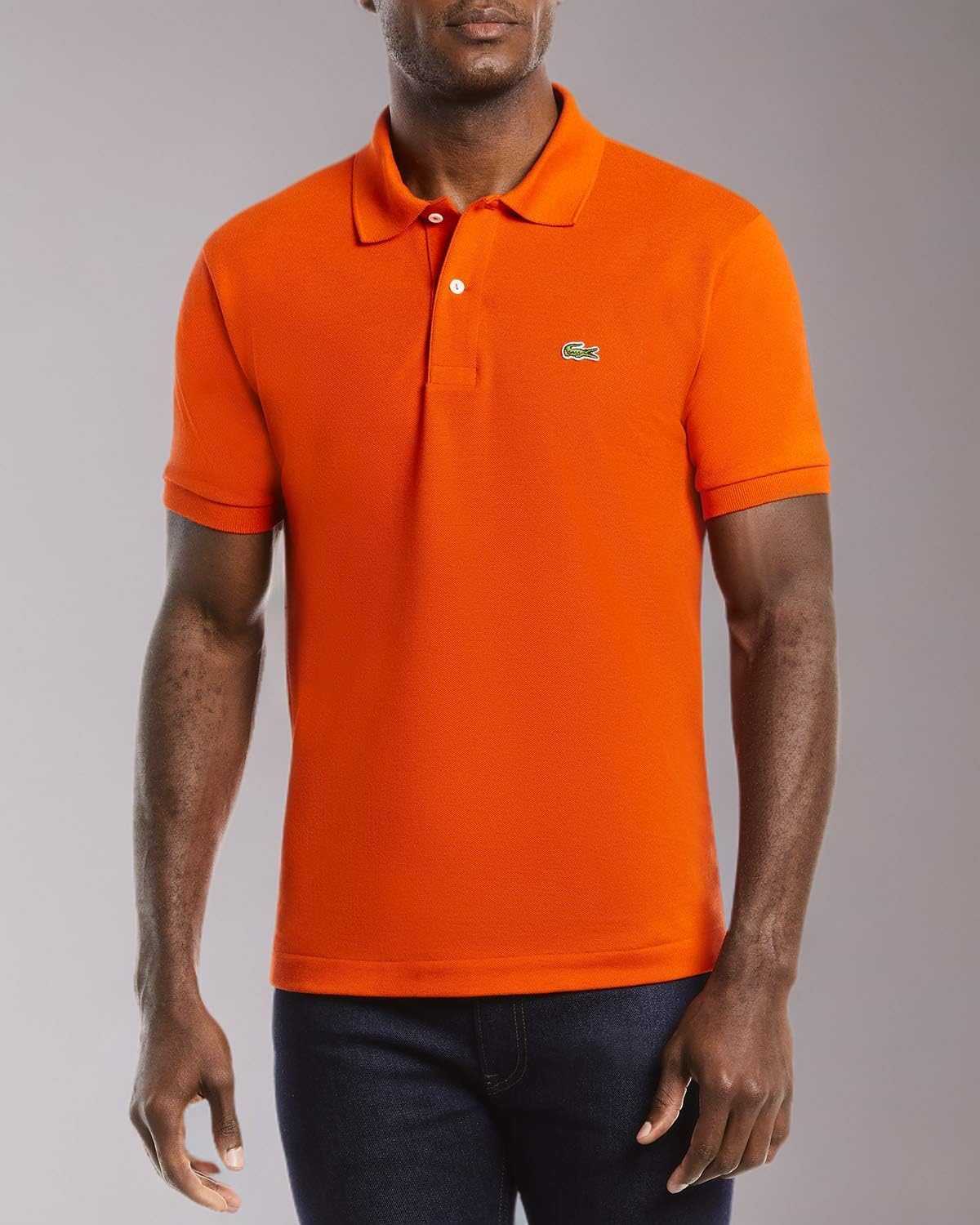 image:imageLacoste Mens Short Sleeve Classic Pique Polo ShirtGladiolus