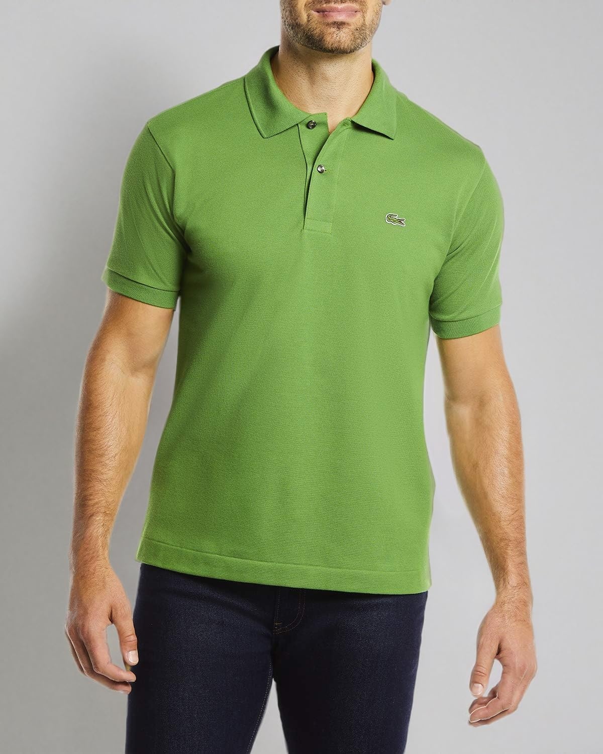 image:imageLacoste Mens Short Sleeve Classic Pique Polo ShirtLemon Balm