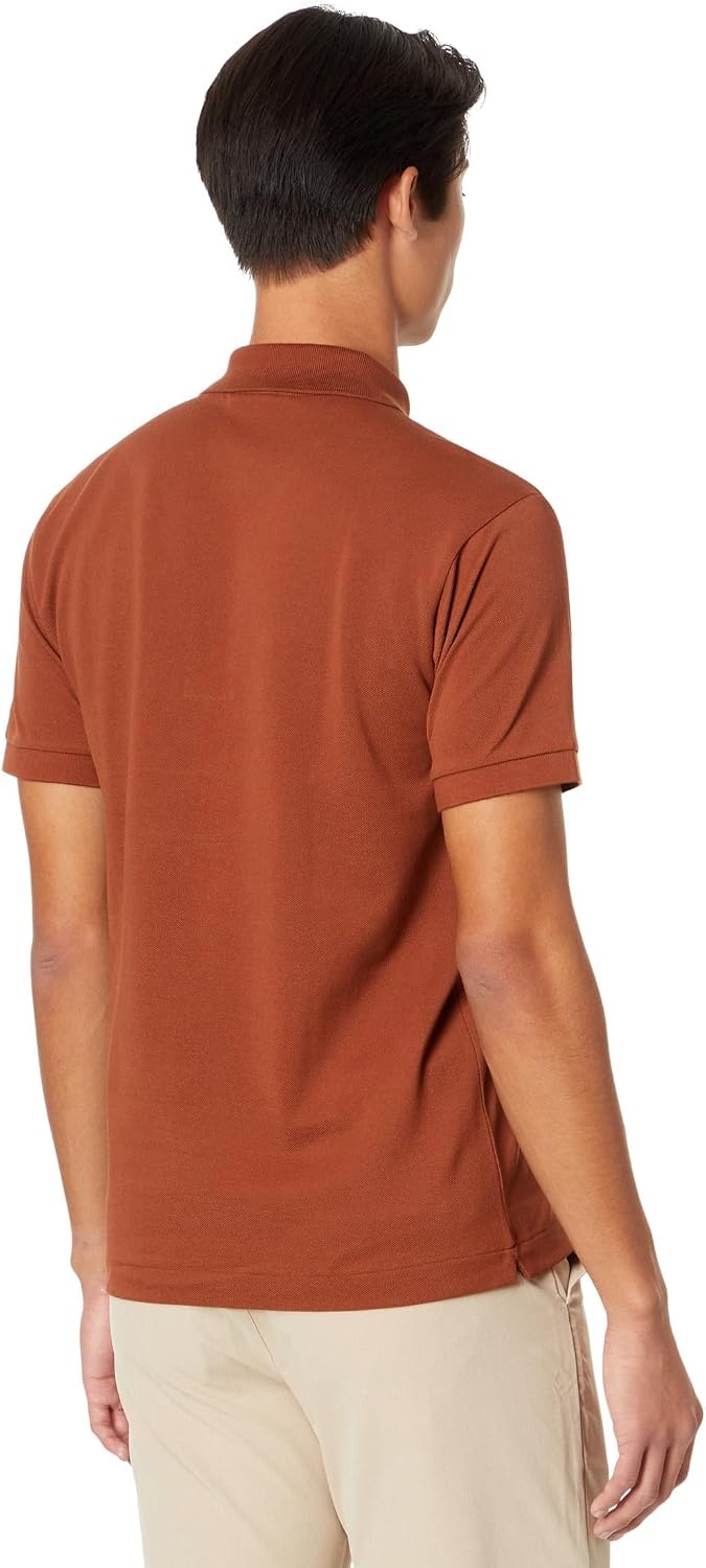 image:imageLacoste Mens Short Sleeve Classic Pique Polo ShirtMyrrh