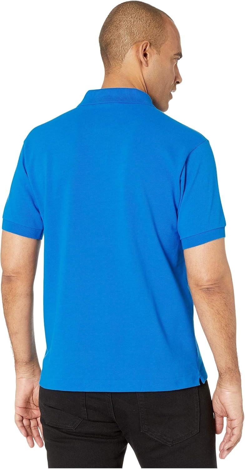 image:imageLacoste Mens Short Sleeve Classic Pique Polo ShirtNattier Blue