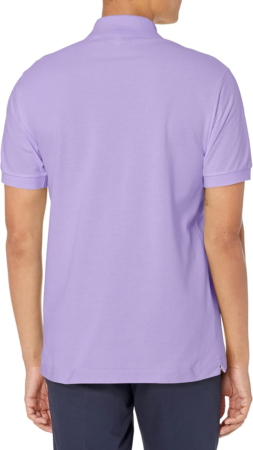 image:imageLacoste Mens Short Sleeve Classic Pique Polo ShirtNeva Purple