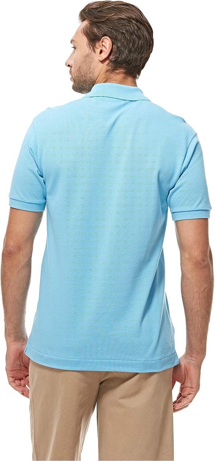 image:imageLacoste Mens Short Sleeve Classic Pique Polo ShirtOceanic Blue