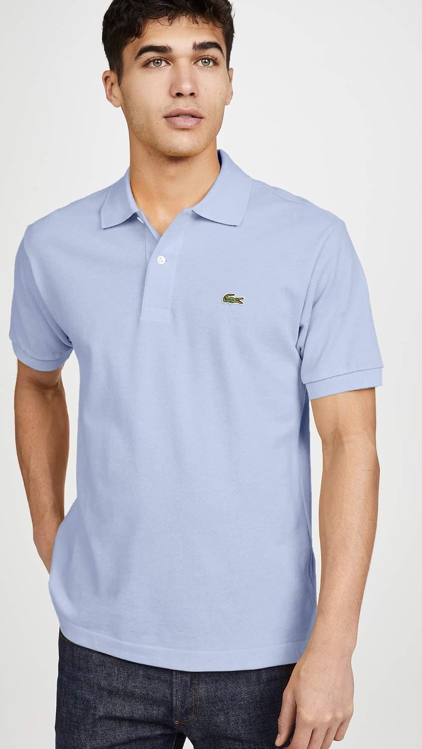image:imageLacoste Mens Short Sleeve Classic Pique Polo ShirtPurpy Purple