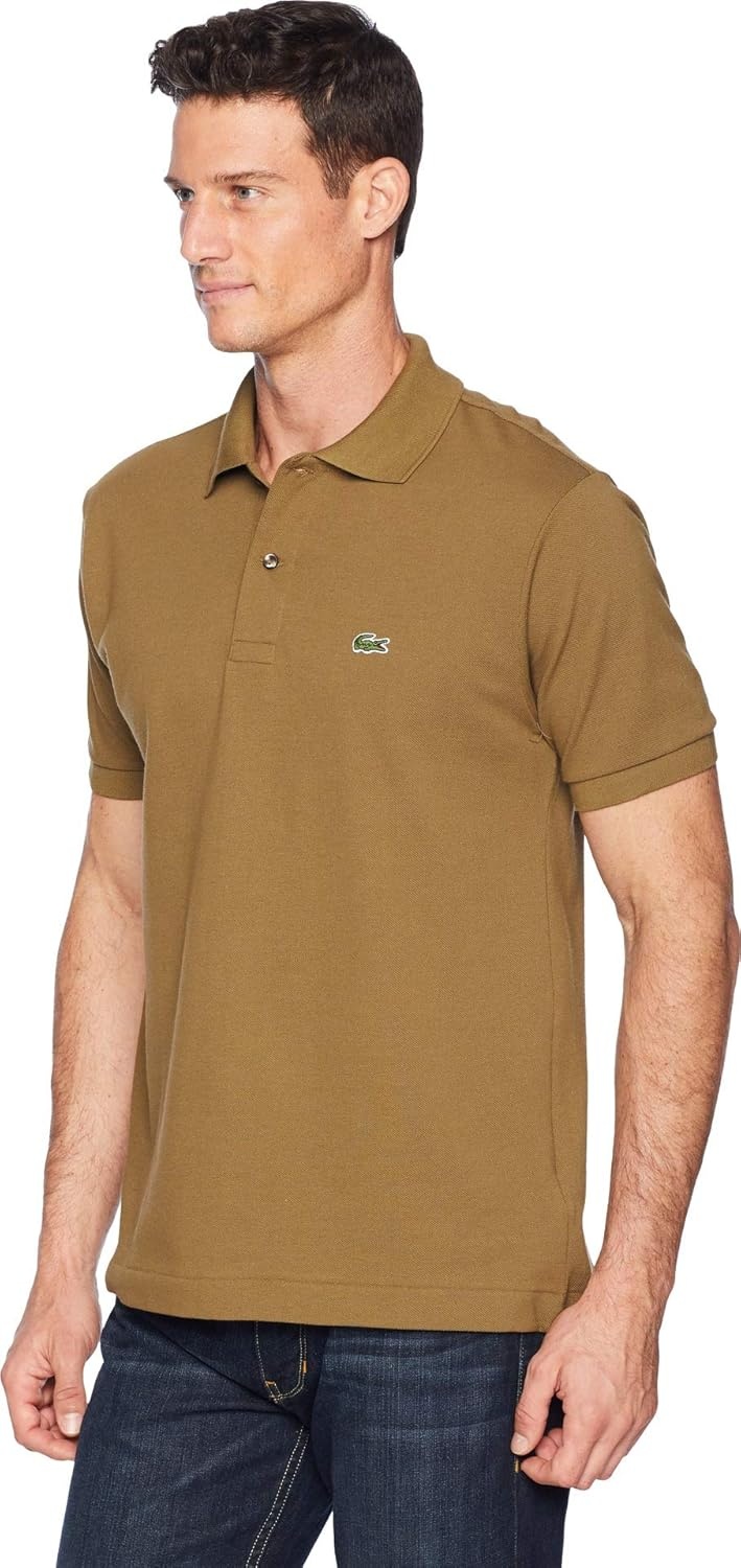 image:imageLacoste Mens Short Sleeve Classic Pique Polo ShirtSoldier