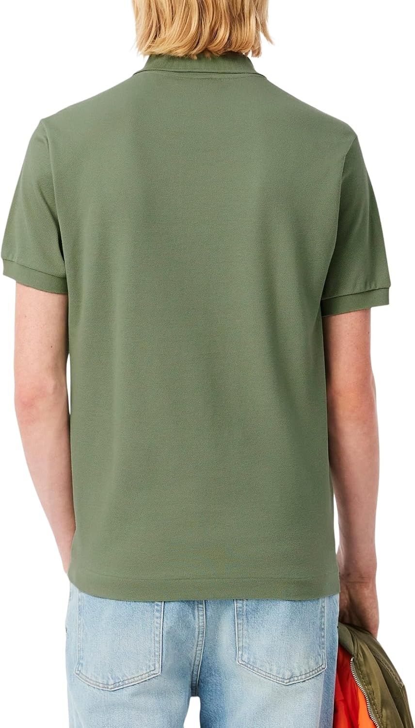 image:imageLacoste Mens Short Sleeve Classic Pique Polo ShirtThyme Green
