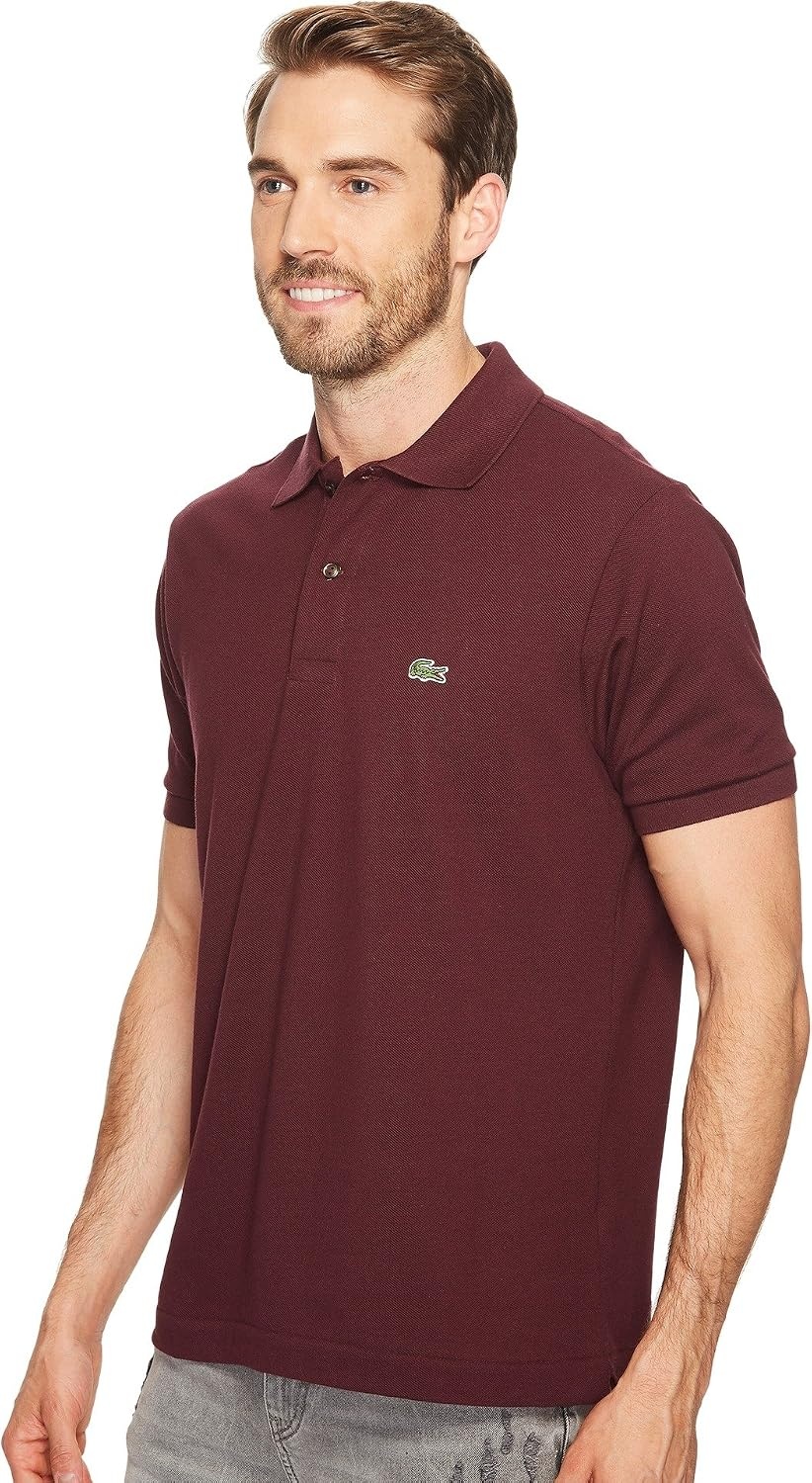 image:imageLacoste Mens Short Sleeve Classic Pique Polo ShirtVendange