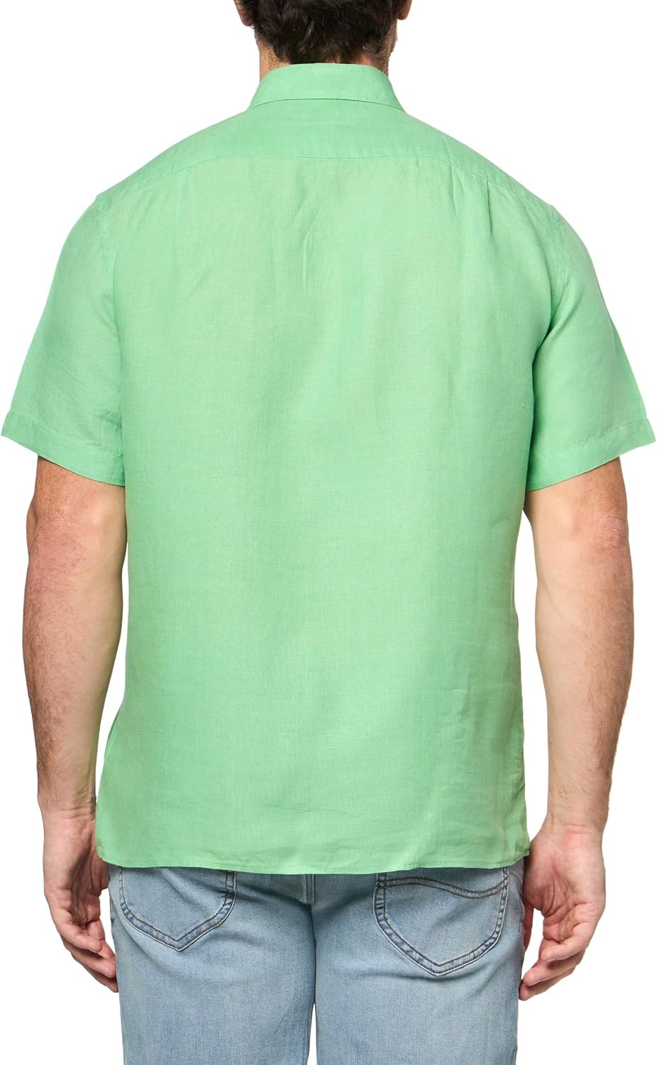 image:imageLacoste Mens Short Sleeve Linen ShirtLiamone