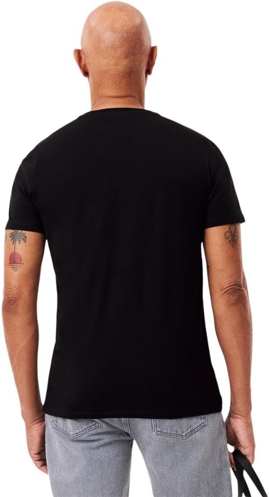 image:imageLacoste Mens Short Sleeve VNeck Pima Cotton Jersey TShirtBlack