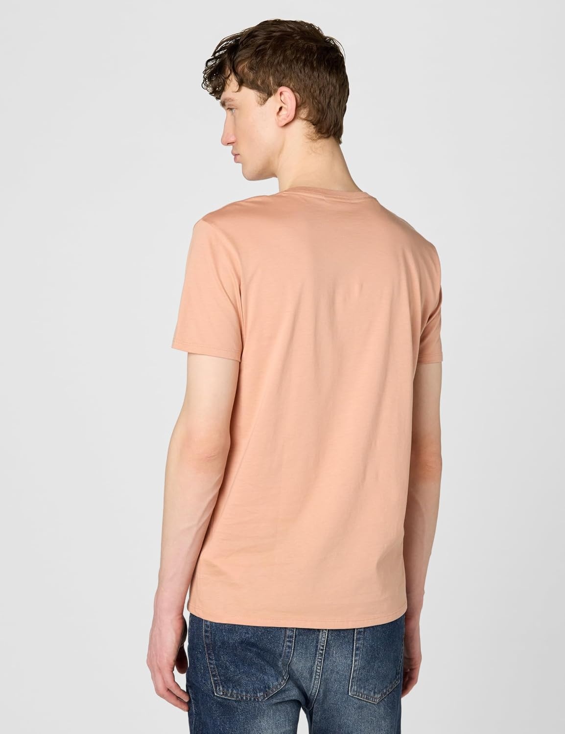 image:imageLacoste Mens Short Sleeve VNeck Pima Cotton Jersey TShirtBrown