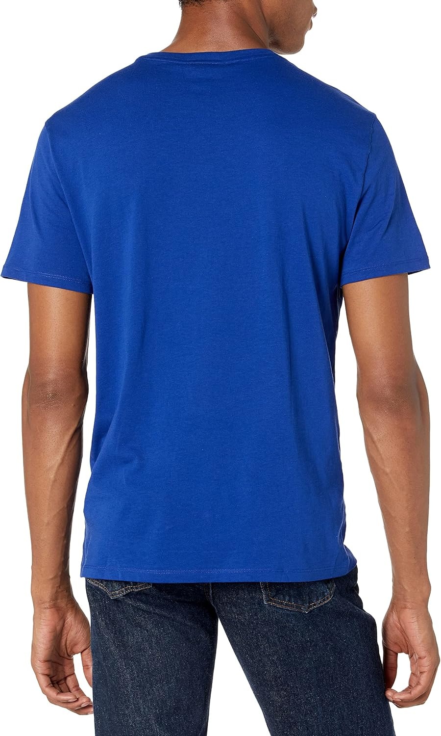 image:imageLacoste Mens Short Sleeve VNeck Pima Cotton Jersey TShirtPrussian Blue