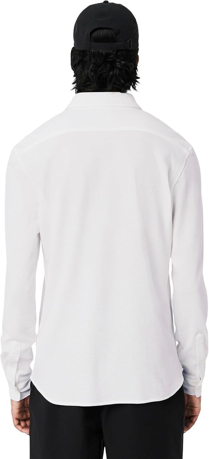 image:imageLacoste Mens Slim Fit Cotton Piqu ShirtWhite