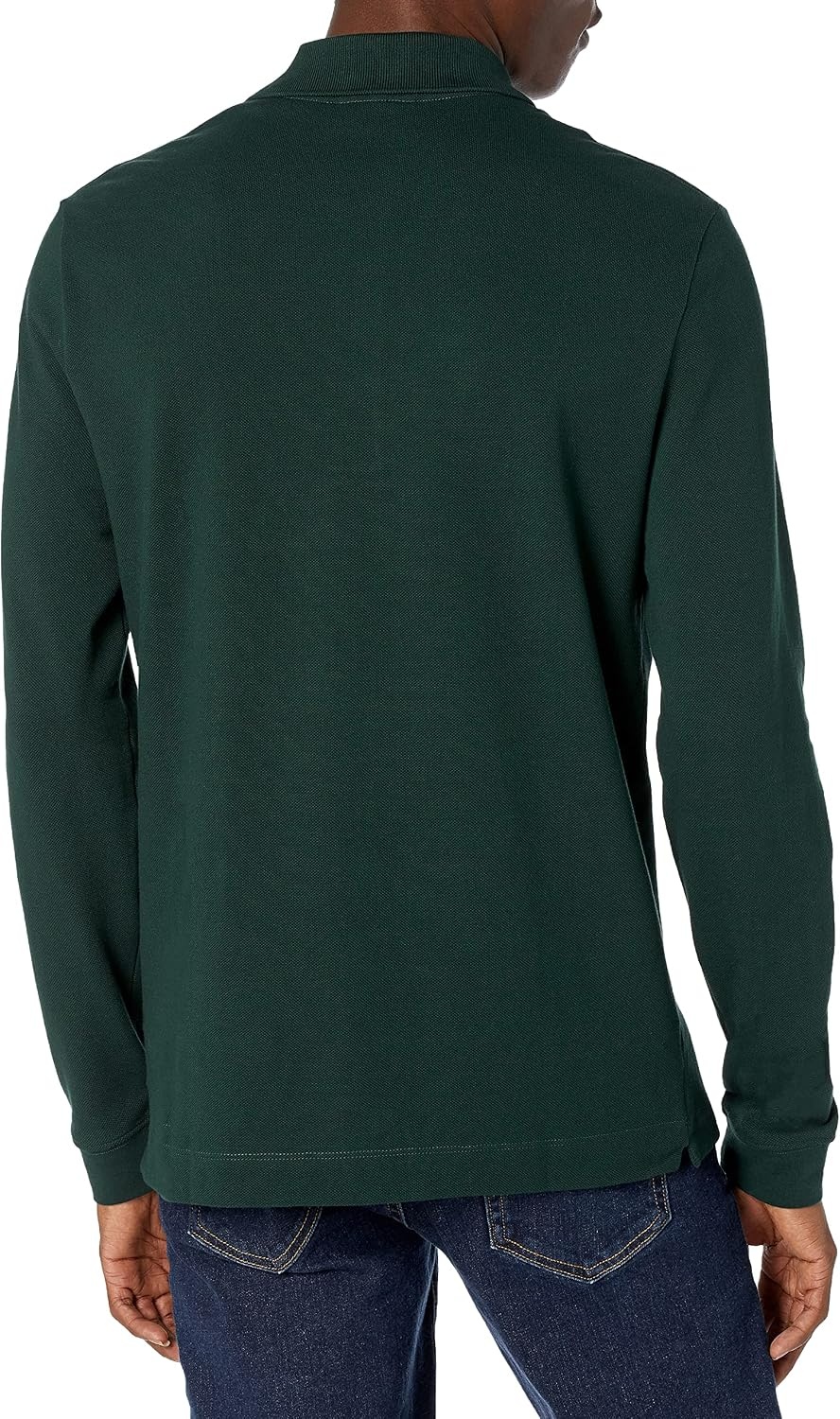 image:imageLacoste Mens Slim Fit L1212 Long Sleeved Polo ShirtSinople