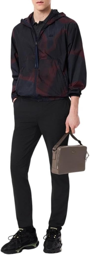 image:imageLacoste Mens Slim Fit Stretch Commuter PantsBlack