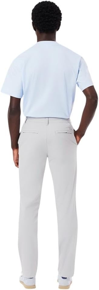 image:imageLacoste Mens Slim Fit Stretch Commuter PantsGray