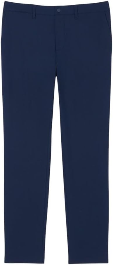 image:imageLacoste Mens Slim Fit Stretch Commuter PantsNavy Blue