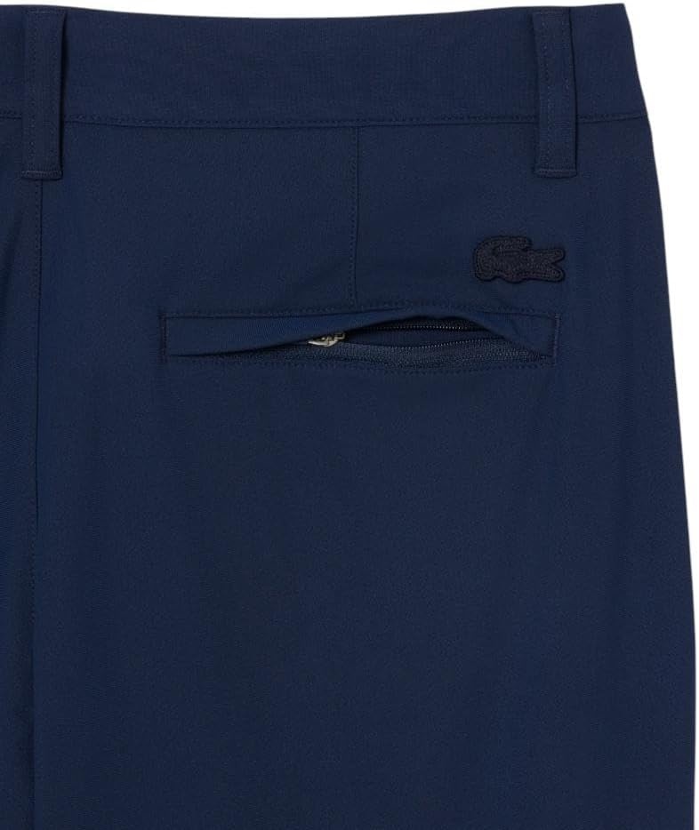 image:imageLacoste Mens Slim Fit Stretch Commuter PantsNavy Blue