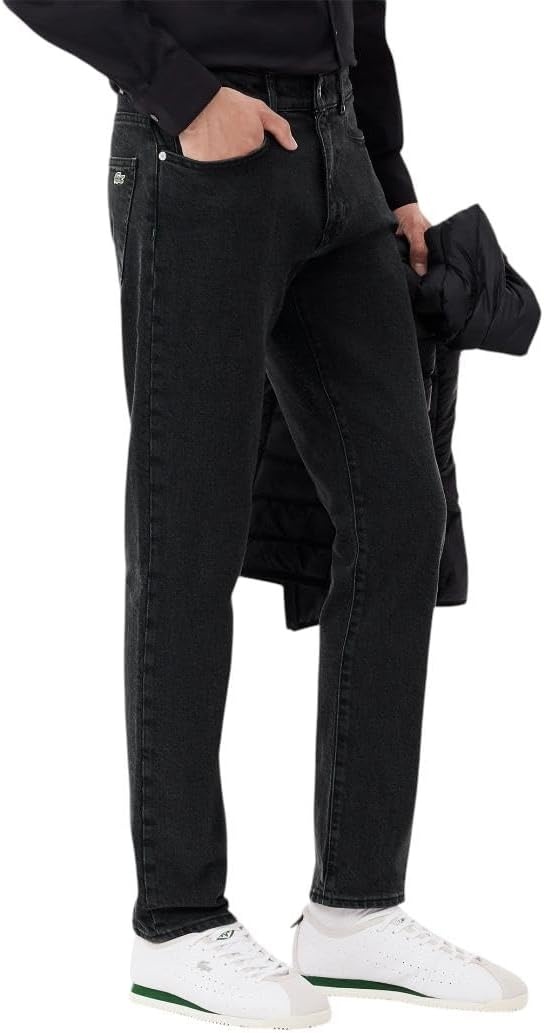 image:imageLacoste Mens Slim Fit Stretch Cotton Denim JeansBack Indigo