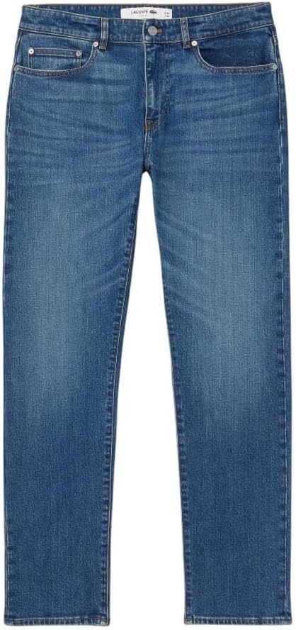 image:imageLacoste Mens Slim Fit Stretch Cotton Denim JeansWashed Deep Medium