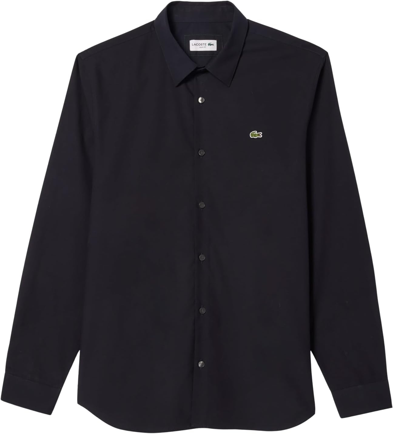 image:imageLacoste Mens Slim Fit Stretch Cotton Poplin ShirtAbysm