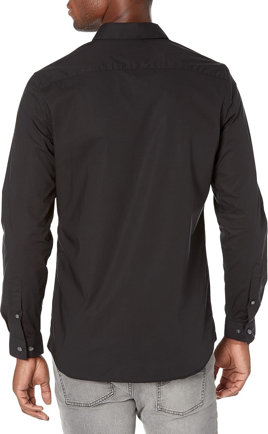 image:imageLacoste Mens Slim Fit Stretch Cotton Poplin ShirtBlack