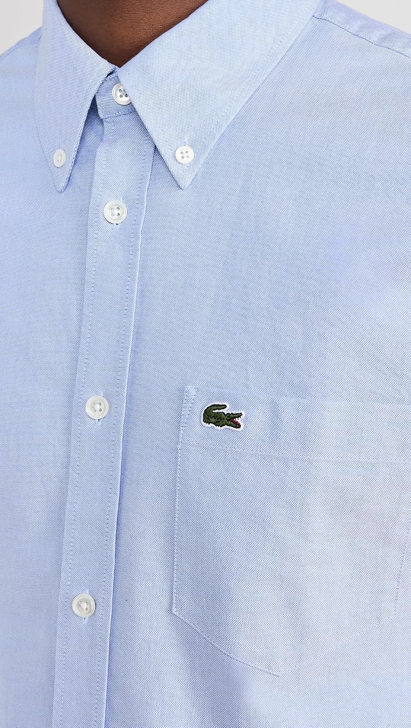 image:imageLacoste Mens Slim Fit Stretch Cotton Poplin ShirtOverview