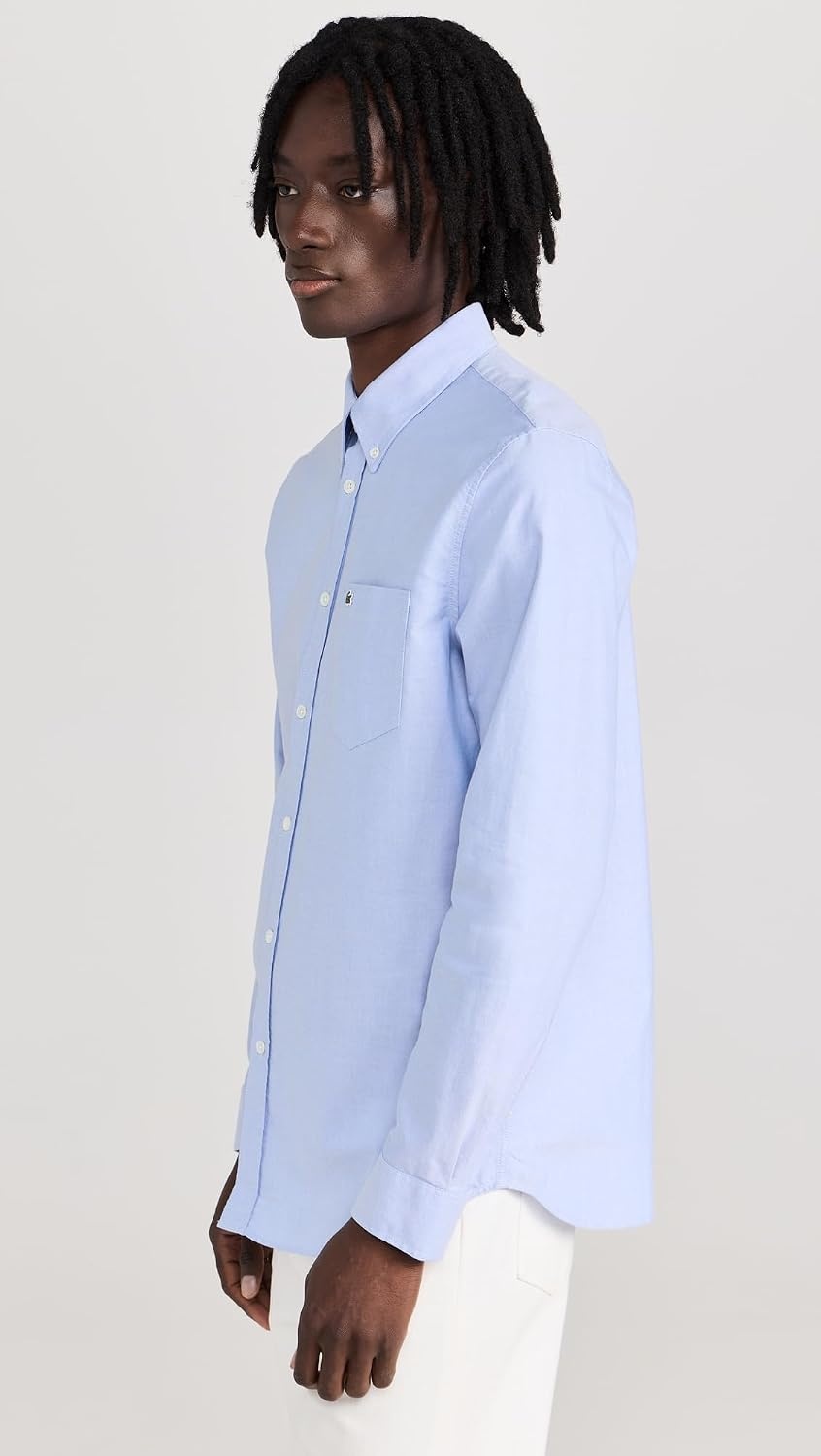 image:imageLacoste Mens Slim Fit Stretch Cotton Poplin ShirtOverview