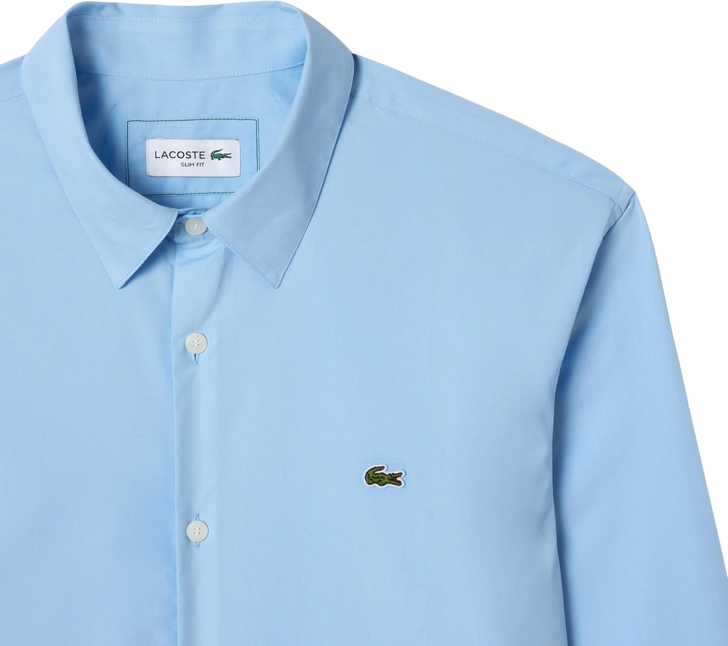 image:imageLacoste Mens Slim Fit Stretch Cotton Poplin ShirtPanorama