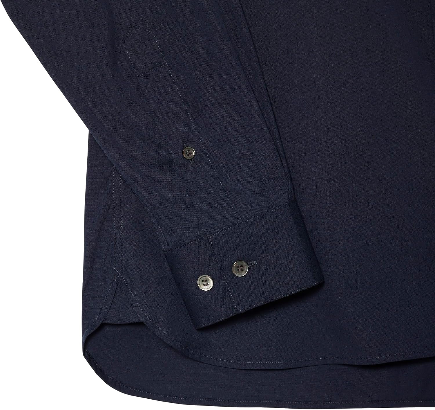 image:imageLacoste Mens Slim Fit Stretch Poplin ShirtNavy Blue