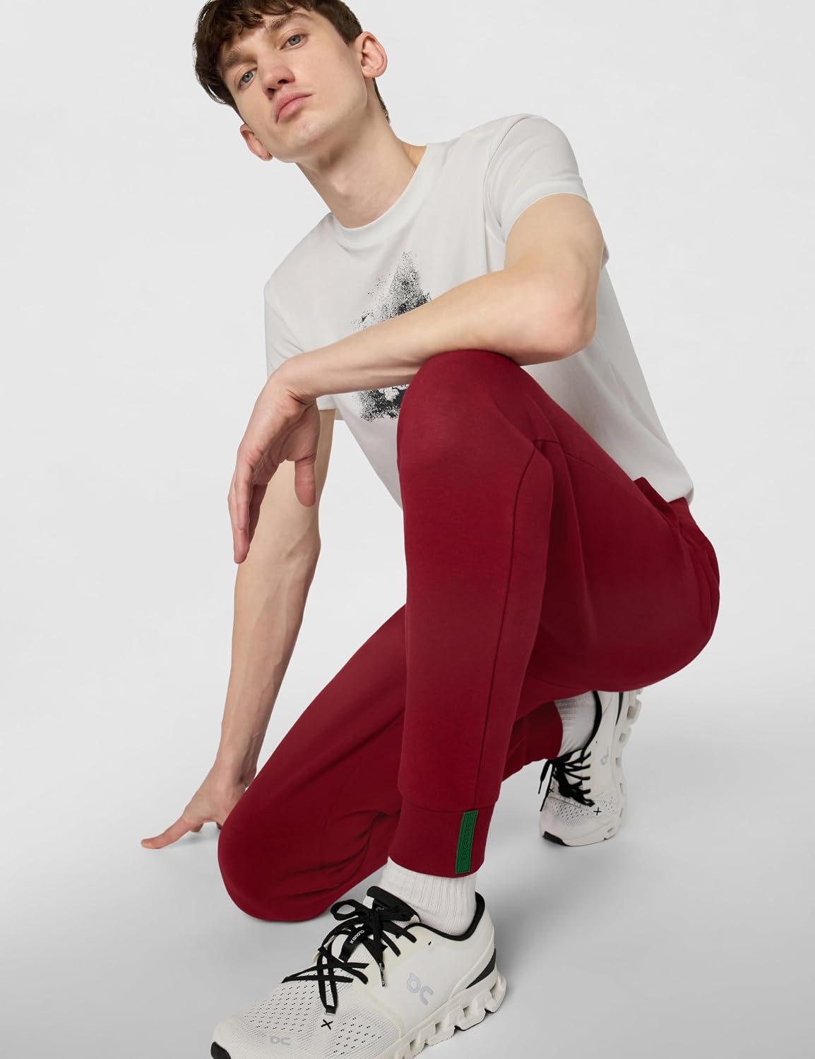 image:imageLacoste Mens Slim Fit SweatpantsTurkey Red